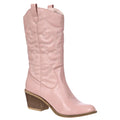 Charles Albert Womens Boot Embroidered Modern Western Cowboy Blush (7) Cowboy Style_Blush_7